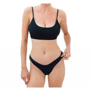 NEW GIGIZARA midnight surf bikini top retro surf chic & eco finish in midnight b